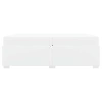 Bedframe Wit 200 x 200 cm Kunstleer - thumbnail