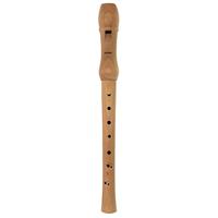 Hohner Musica Line 9560 perenboomhouten sopraanblokfluit barok boring - thumbnail