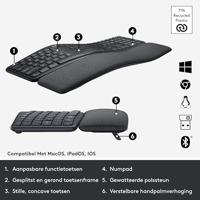 Logitech K860 ERGO Keyboard toetsenbord - thumbnail