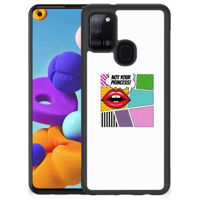 Samsung Galaxy A21s | TPU bumper | Case Popart Princess