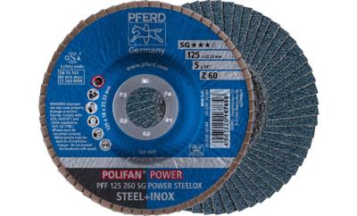 PFERD TOOLS 67686125 Z Sg Power Steelox Lamellenschijf Diameter 125 mm Boordiameter 22.23 mm 10 stuk(s)