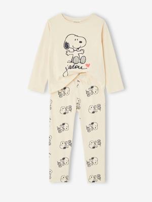 Pyjama meisjes Snoopy Peanuts® vanille Pyjama meisjes Snoopy Peanuts® vanille