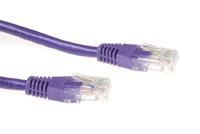 ACT IB6600 U/UTP CAT6A Patchkabel Paars - 50 cm - thumbnail