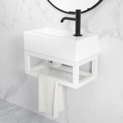 Frame Voor Fontein Wiesbaden Nick 39,5x15x21,5 cm Mat Wit Frame Voor Fontein Wiesbaden Nick 39,5x15x21,5 cm Mat Wit