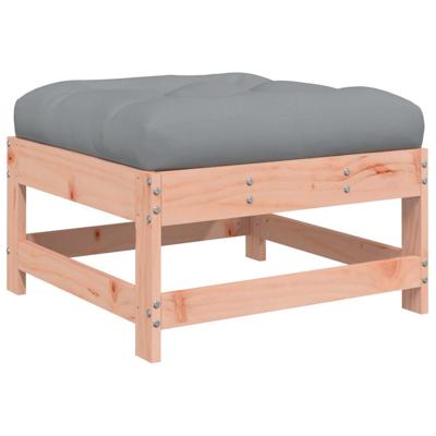 7-delige Loungeset met kussens massief douglashout