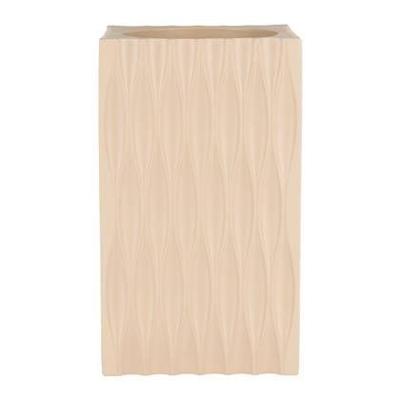 Zuiver Vaas 'Riley' Resin, kleur Beige