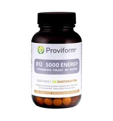 Proviform Vitamine B12 5000 mcg Energy Zuigtabletten