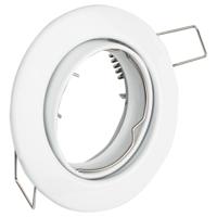 Rond Kantelbaar Spot Armatuur Ø82mm - Wit Aluminium Inbouw GU10 - thumbnail