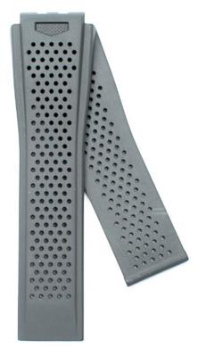 Horlogeband Tag Heuer FT6071 Rubber Grijs Horlogeband Tag Heuer FT6071 Rubber Grijs