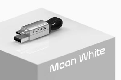 inCharge 6 Korte oplaadkabel voor o.a. iPhone Lightning kabel usb c - 6 in één all you need - Kabel voor iPhone, Samsung, Huawei - Zilver