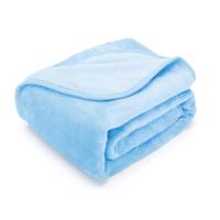 Nobleza Deken voor huisdieren - Lichtblauw microvezel - Maat L - 100x160 cm - thumbnail
