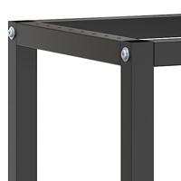 Werkbankframe 170x50x79 cm metaal matzwart en matrood - thumbnail