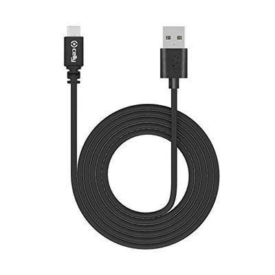 Celly Datakabel micro usb 1 meter zwart 0517501 Celly Datakabel micro usb 1 meter zwart 0517501
