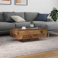 Salontafel Oud Hout 85 x 55 x 31 cm Bewerkt hout - thumbnail