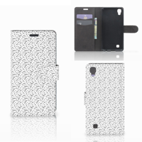 LG X Power Telefoon Hoesje Stripes Dots - thumbnail