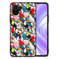 Xiaomi 11 Lite 5G NE | Mi 11 Lite Dierenprint Telefoonhoesje Birds - thumbnail