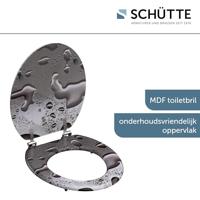 Schutte MDF WC-bril GREY STEEL 80023 - thumbnail