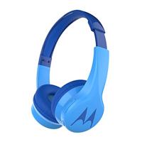 Motorola Squads 300 Wireless Kids Headphones with 15 Hours Play Time, Audio Splitter for Sharing and Anti-Allergic Cushion – Blue - thumbnail