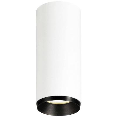 SLV OpbouwspotNuminos S cilinder wit/zwart 3000K - 36gr - 1004135