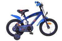 Superman kinderfiets - jongens - 14 inch - blauw - thumbnail