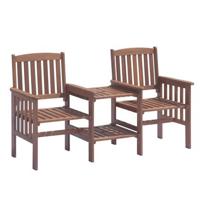 Memphis Loveseater houten tuinbank - thumbnail