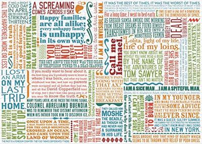 UPG-puzzel - Geweldige Eerste Regels van Literatuur