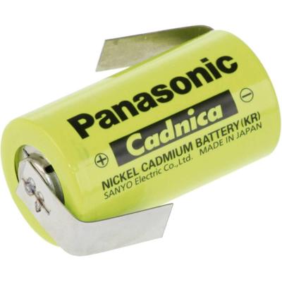 Panasonic Sub-C ZLF Speciale oplaadbare batterij Sub-C Z-soldeerlip NiCd 1.2 V 1700 mAh 1 stuk(s)