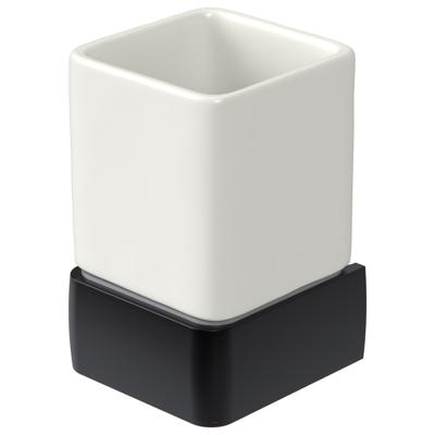 Bekerhouder Haceka Aline Black 7,4x11,4 cm Keramiek Mat Zwart Bekerhouder Haceka Aline Black 7,4x11,4 cm Keramiek Mat Zwart