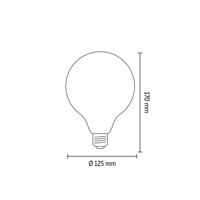 Lichtbron Globelamp Flex 12,5 cm Goud E27 - thumbnail