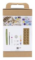 Creativ Company Hobbyset bloemen van eierdozen, pastelkleuren, 1 doos - thumbnail