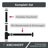 Design Wastafel Fontein Sifon - 5/4" x 32mm, mat zwart - thumbnail