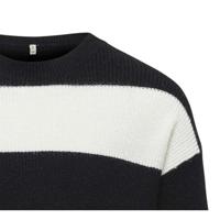 Kids ONLY winter sweater meisjes - wit - KogFranca - loose fit, gebreid - thumbnail