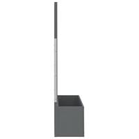 Plantenbak met latwerk 65x33x135 cm HKC - thumbnail