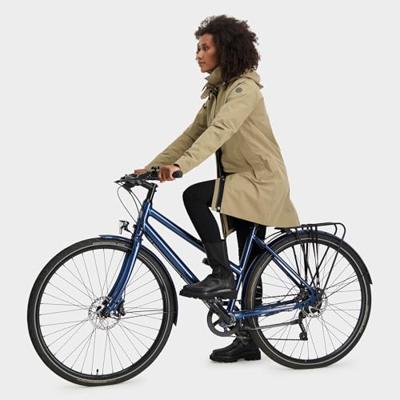 AGU Mac Regenjas Urban Outdoor Dames - Lead gray - S - Waterdicht - thumbnail