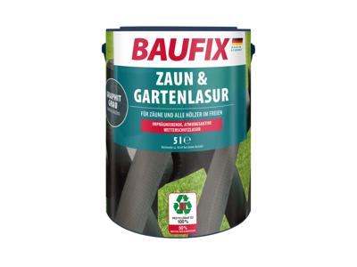 BAUFIX Schutting- en tuinbeits 5 liter (Grafietgrijs satijnglans)
