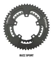 Praxis kettingblad buzz sport 110bcd 52/36t zwart - thumbnail