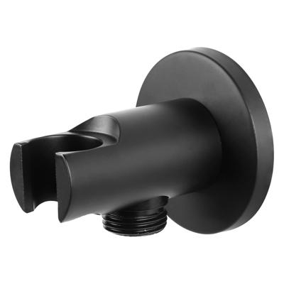 Handdouche Houder Differnz met wateruitloop Zwart Differnz Handdouche Houder Differnz met wateruitloop Zwart Differnz