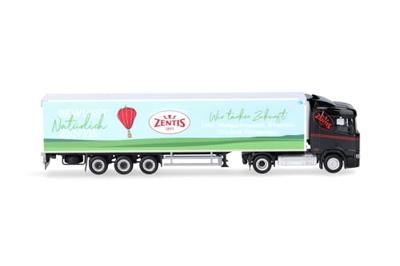 Herpa 317696 H0 Vrachtwagen Scania CR20 ND lng koelkoffer-zadeltrein „Zentis” (Nordrhein-Westfalen/Aachen)