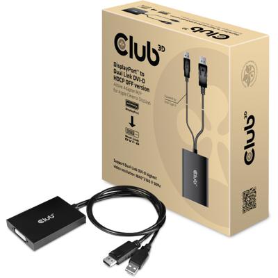 CLUB3D CAC-1010-A video kabel adapter 0,6 m DisplayPort DVI-D + USB CLUB3D CAC-1010-A video kabel adapter 0,6 m DisplayPort DVI-D + USB