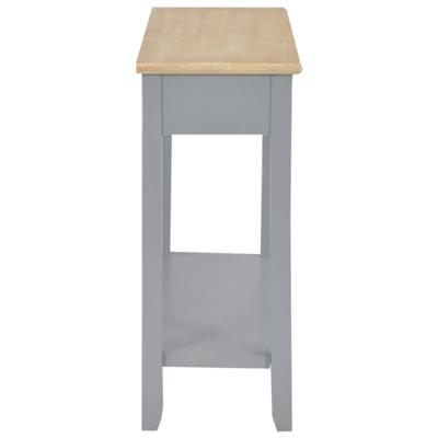 Wandtafel 110x35x80 cm hout grijs