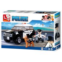 Sluban politieauto met hond - 78dlg. - thumbnail