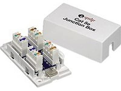 Equip 135410 cat.5e unshielded junction box, white, abs synthetics, 37 g, 33.6 mm, 23.4 mm, 61.6 mm