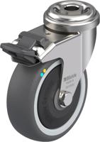 Blickle LRXA-PATH 75KFD-FI-ELS Zwenkwiel met rem Wieldiameter: 75 mm Draagvermogen (max.): 65 kg 1 stuk(s) - thumbnail