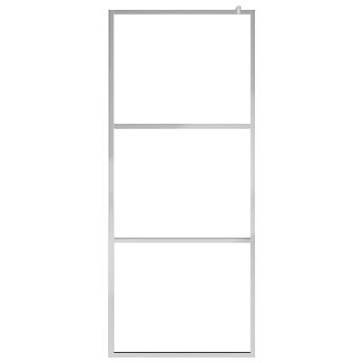 Inloopdouchewand mat 90x195 cm ESG-glas