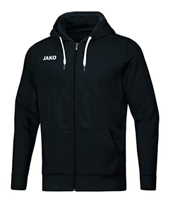 JAKO 6865 Jas Met Kap Base - Zwart - M