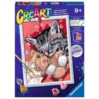Ravensburger creart serie D peaceful kitten - thumbnail