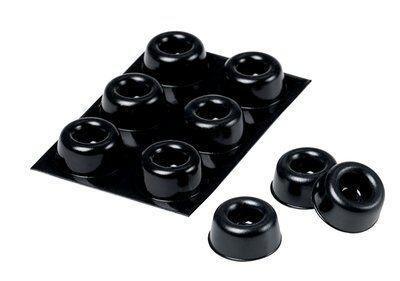 3M SJ 5009 MPBB Apparaatvoet Zelfklevend, Rond Zwart (Ø x h) 22.3 mm x 10.1 mm 6 stuk(s)