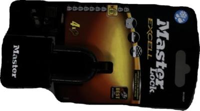 Masterlock 48mm laminated steel padlock - anti-rust thermoplastic cover - 38mm oc - M115EURDLF - thumbnail