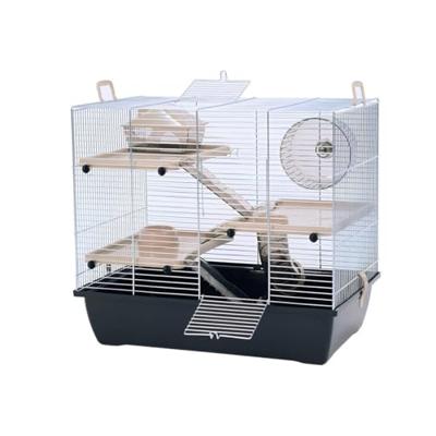 INTER-ZOO Pinky 3 Zinc Black - kooi voor een hamster