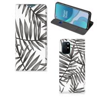 OnePlus 8T Smart Cover Leaves Grey - thumbnail